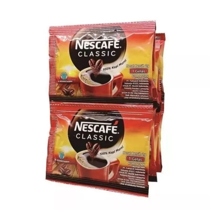 

Nescafe Clasic Renceng isi 10 Pcs