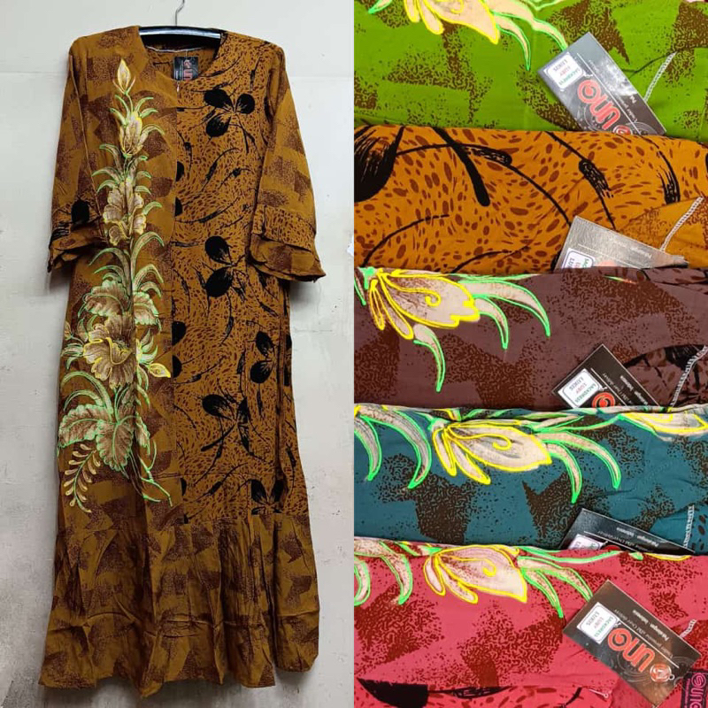 Daster Batik Jumbo Lengan Panjang