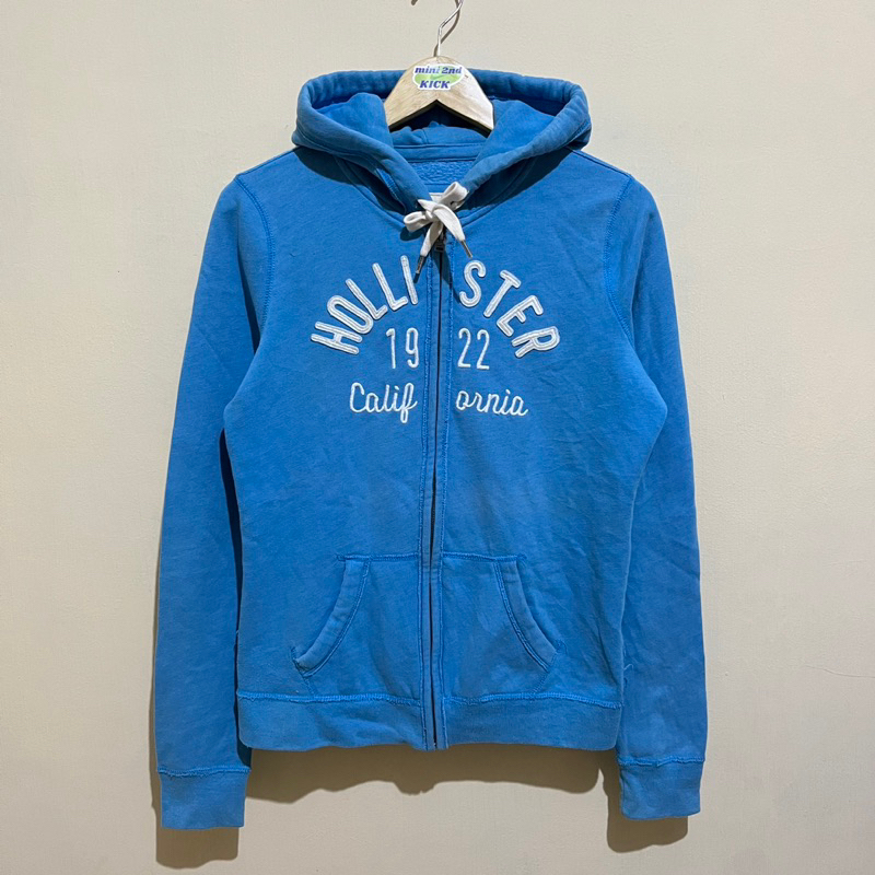 ZIP HOODIE HOLLISTER baby blue, zh who, hd who, hd abercrombie