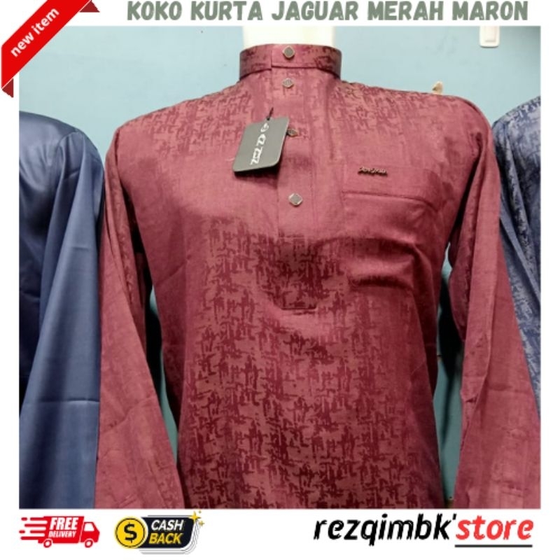 Koko Kurta Jaguar Merah Maron An-Nun