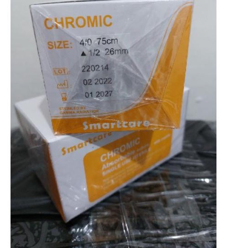 cutgut Chromic smartcare benang plus jarum
