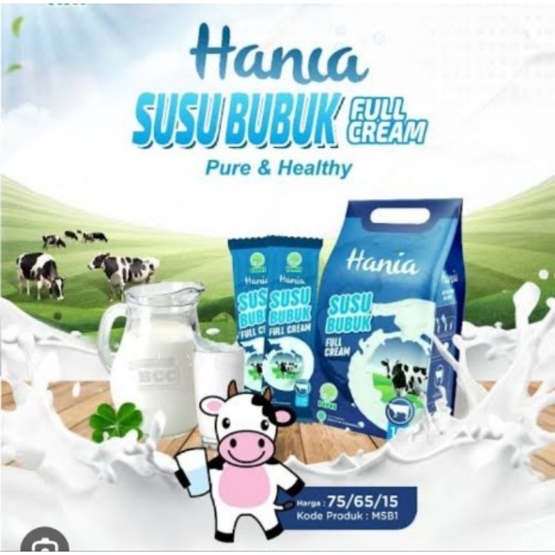 

HANIA SUSU BUBUK FULL CREAM HNI ORI BPOM