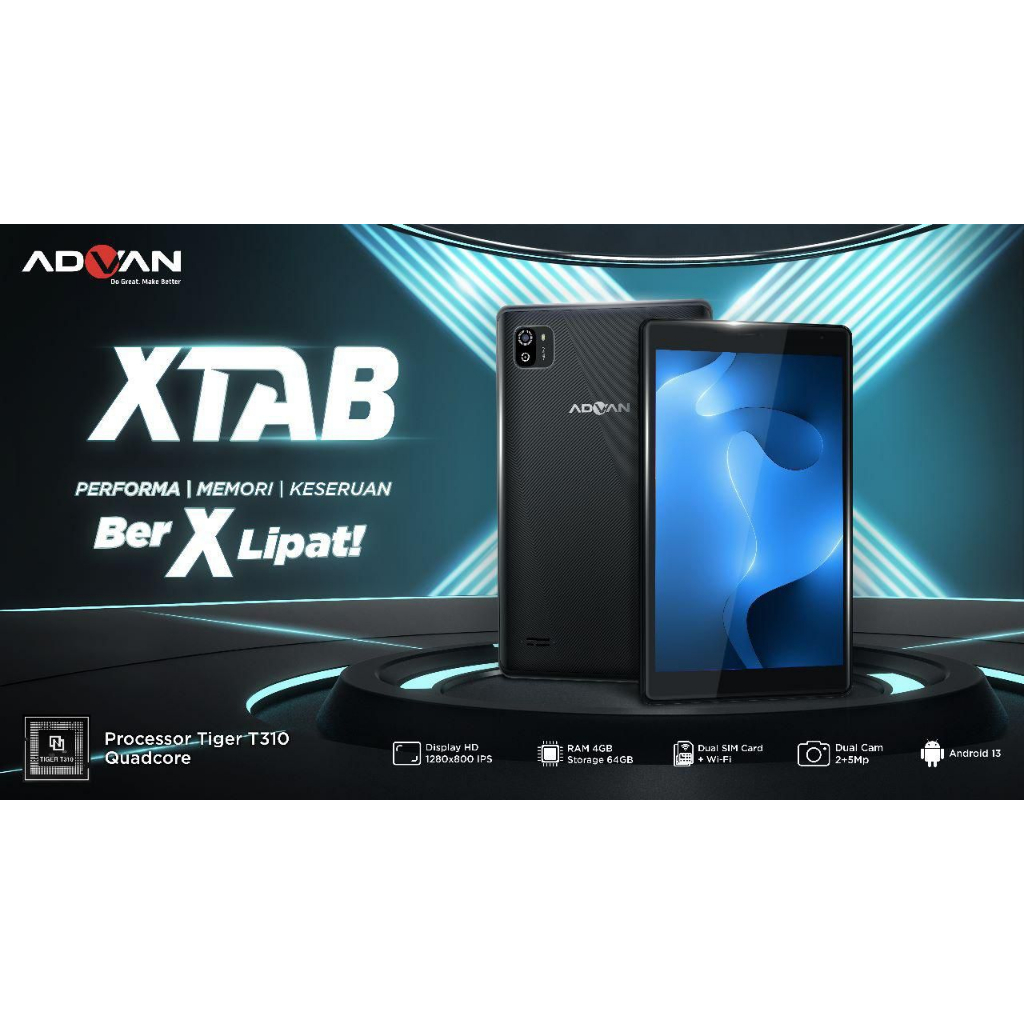 tablet android advan Xtab 8INCH Ram 4/64 Khusus Batam