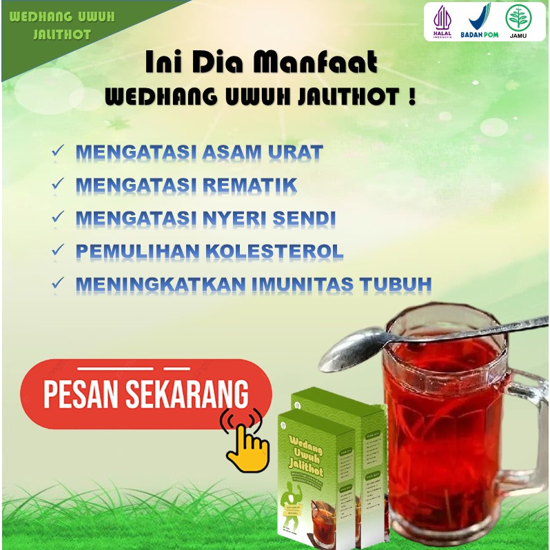 

WEDANG REMPAH WEDHANG UWUH JALIHOT-KEMASAN SEDANG ORIGINAL105GR KHAS IMOGIRI