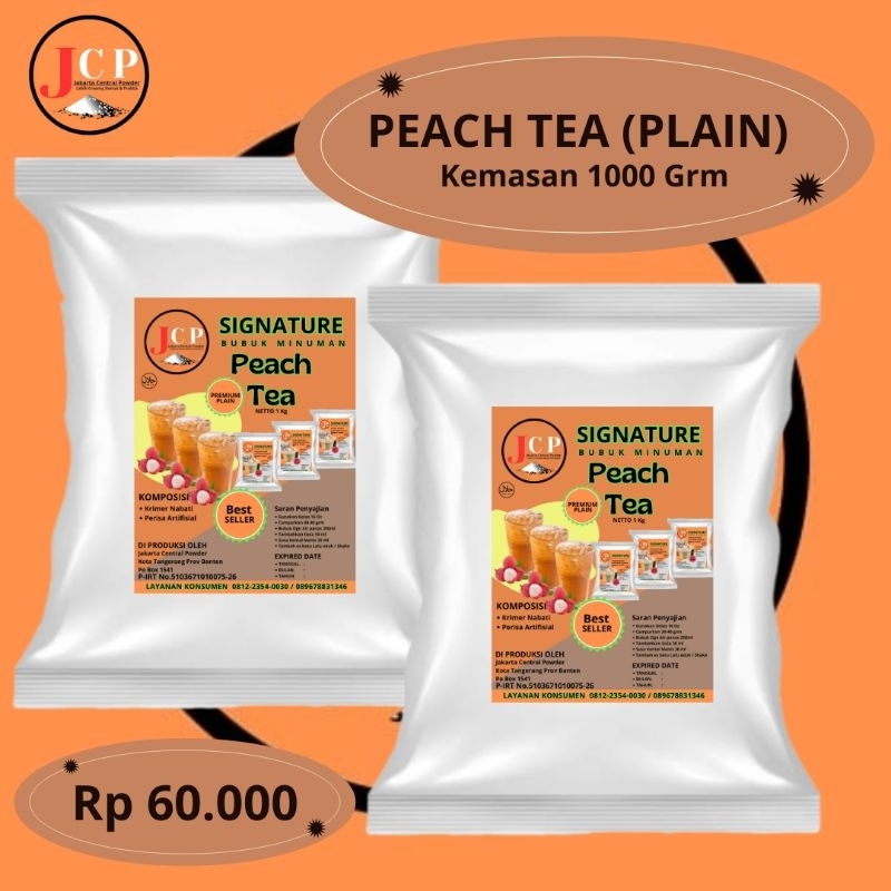 

PEACH TEA PLAIN BUBUK MINUMAN SIGNATURE