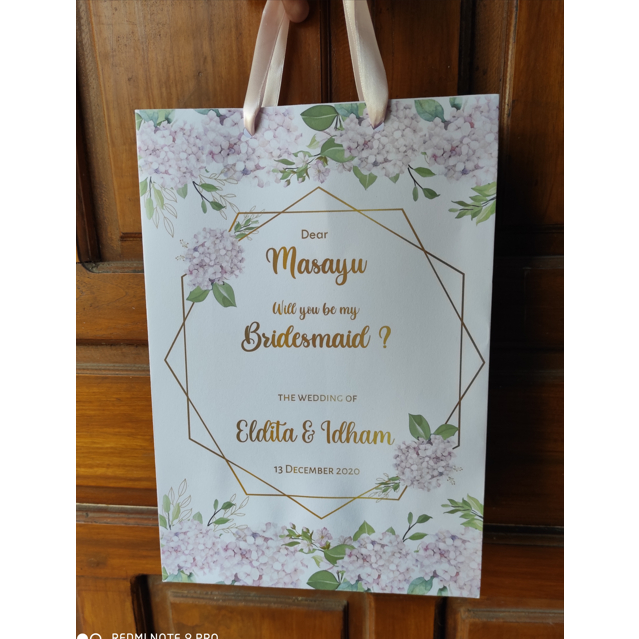 

Paperbag CUSTOM size request customer part. 2