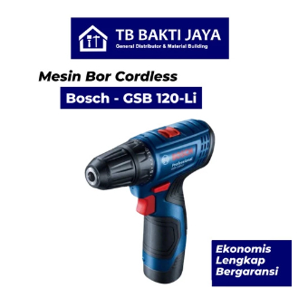 Mesin Bor Baterai / Bor Cordless Drill Bosch GSB-120 Li