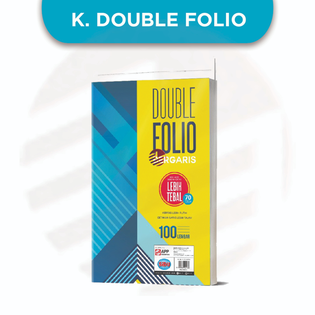 

Kertas Double Folio Sinar Dunia - SIDU