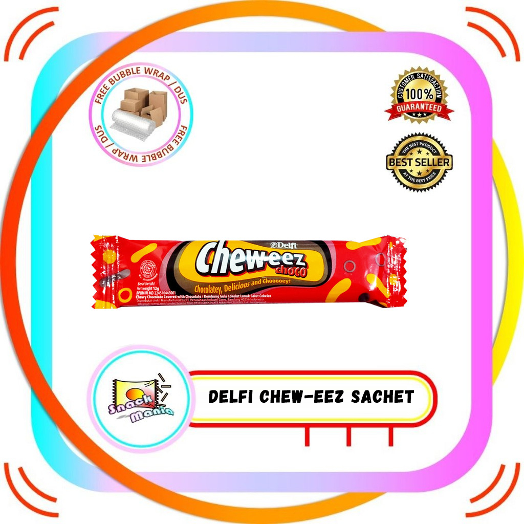 

Delfi Cheweez Chew-ezz Long Choco Coklat Cokelat 12 gr PC