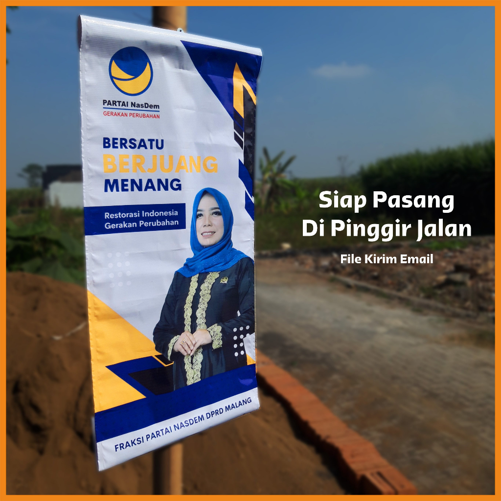 Spanduk Banner Pemilu Caleg Partai