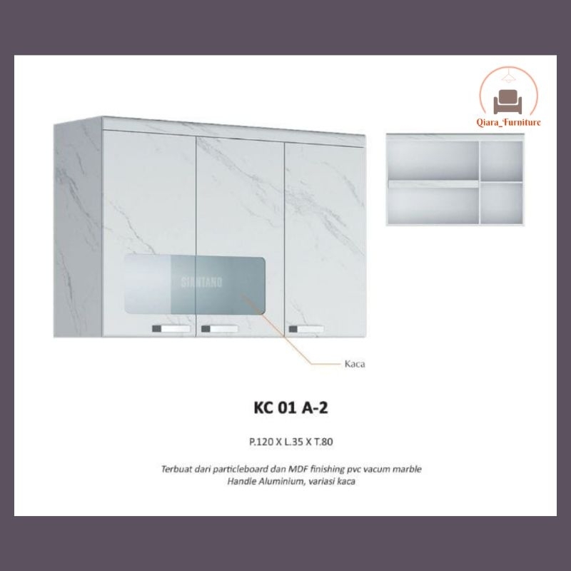 Kitchen Set Mewah/ Rak Dapur - siantano marble