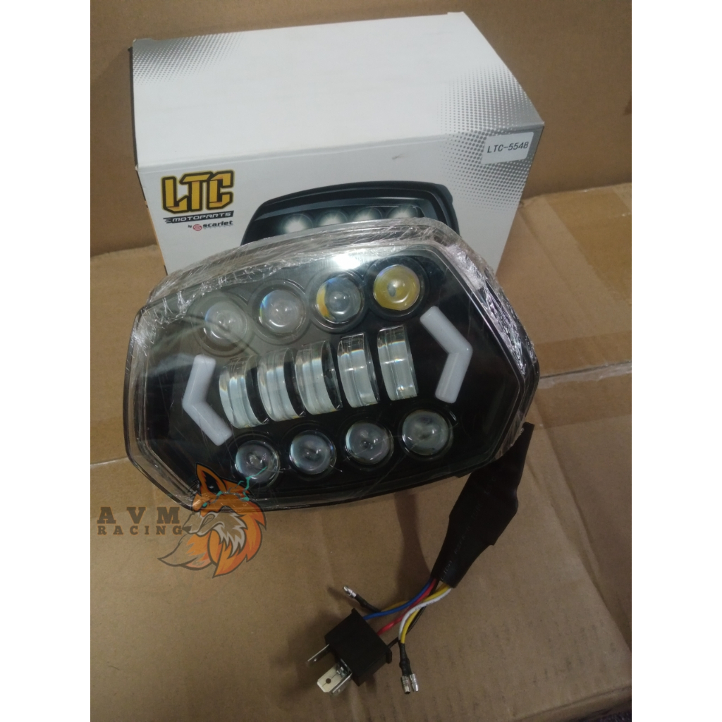 headlamp LED LTC - 5548 VESPA SPRINT / Reflektor Lampu Depan Vespa SUPER sprint