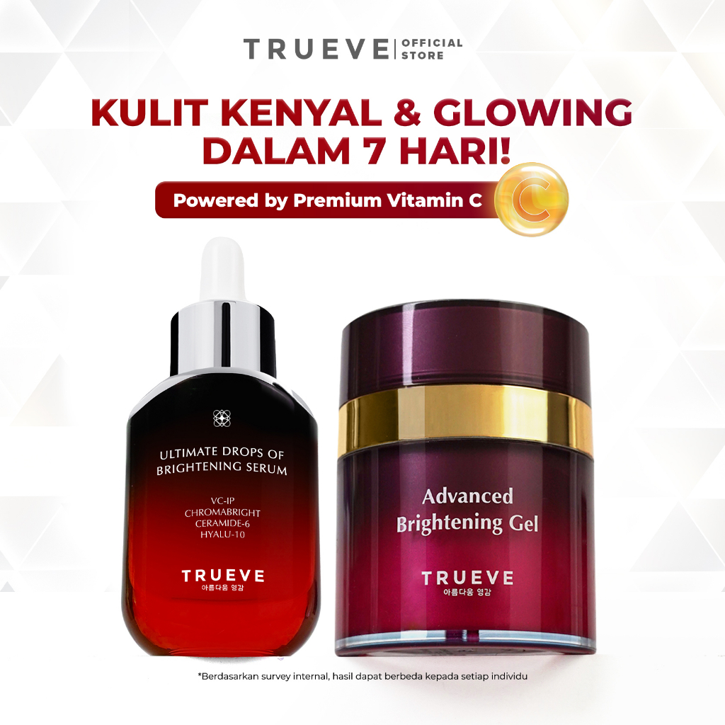 TRUEVE Serum & Moisturizer Gel Set: For Dry Skin