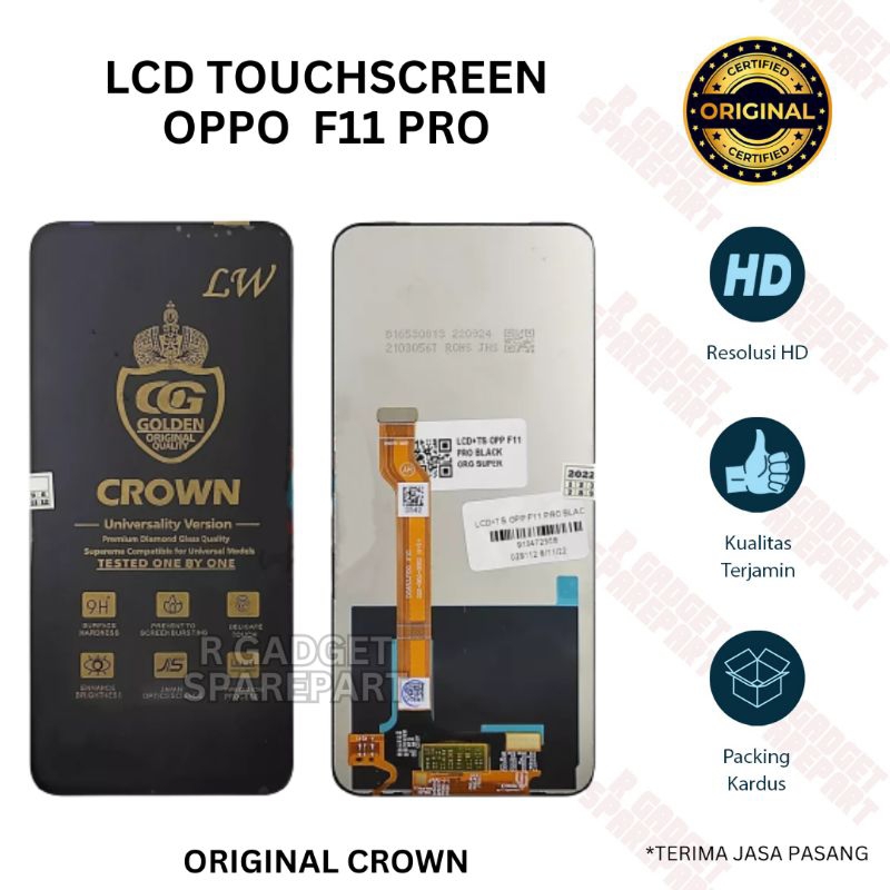 LCD OPPO F11 PRO CROWN ORIGINAL LCD TOUCHSCREEN
