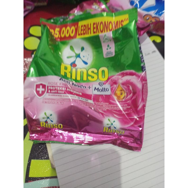 RINSO MOLTO DETERJEN BUBUK 5000 AN/ RINSO BUBUK DETERJEN PLUS MOLTO