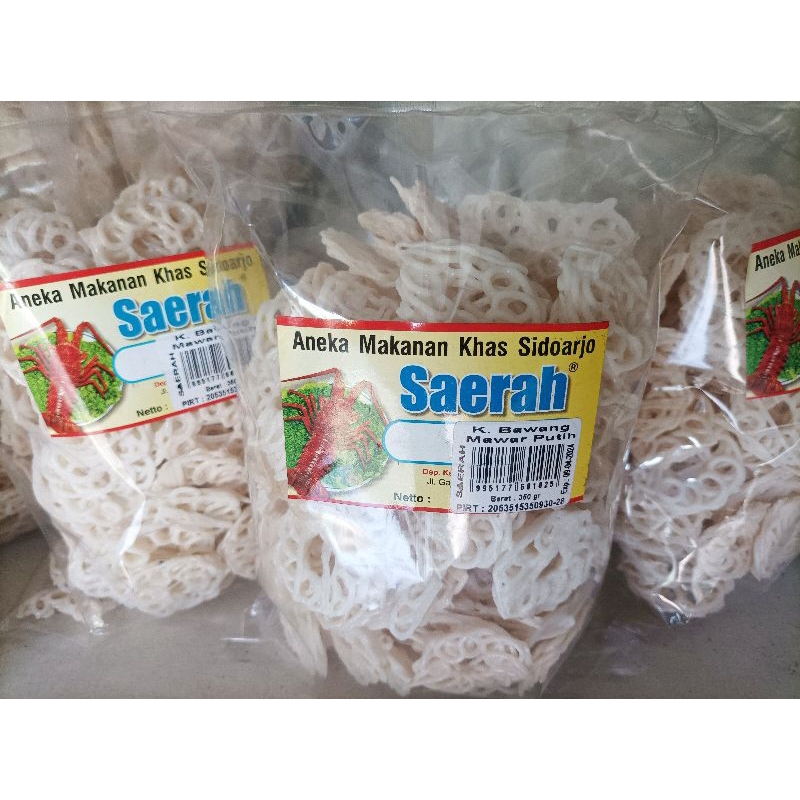 

Kerupuk Bawang Bulat Ny Siok / Saerah 350 gr