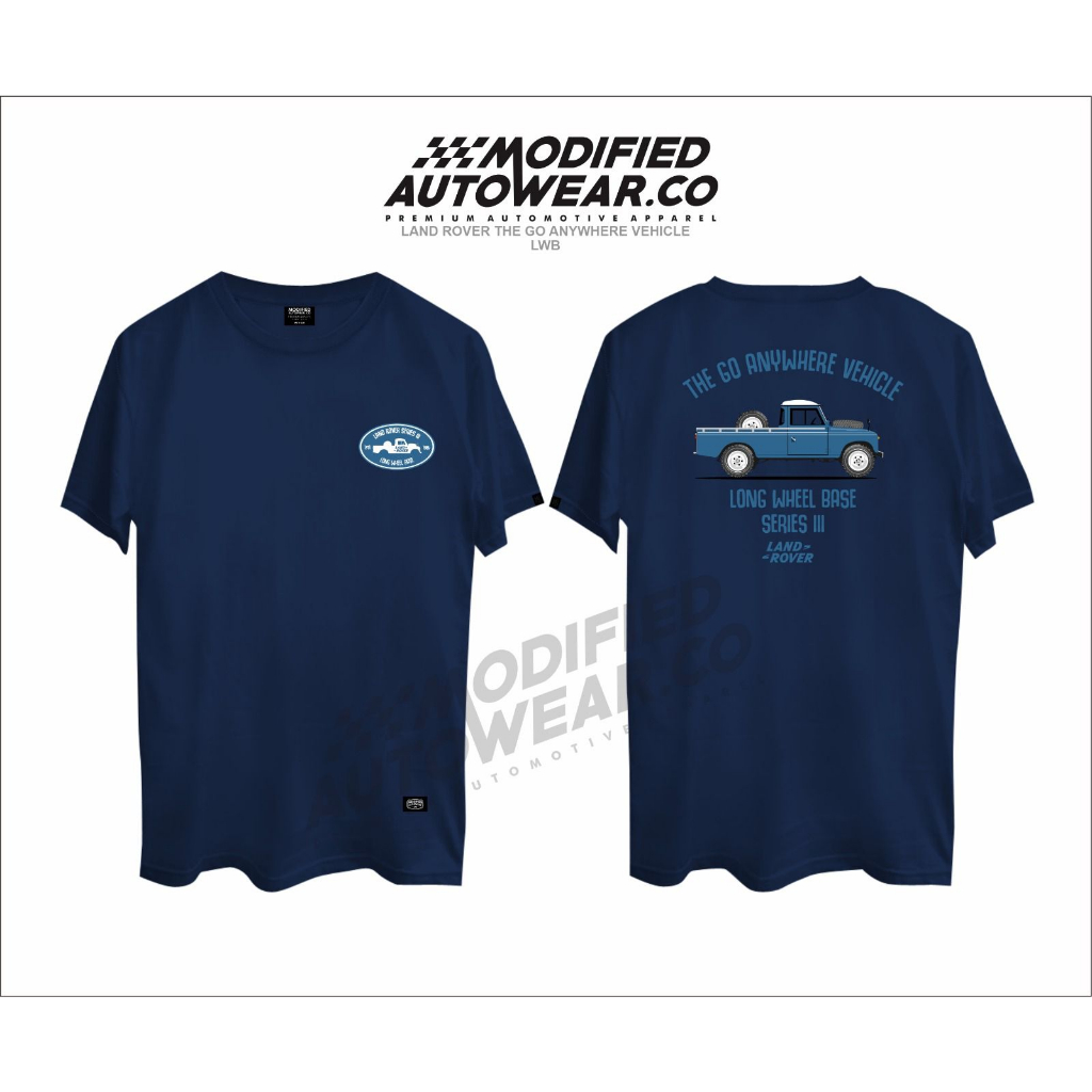 kaos mobil land rover defender kaos otomotif jeep offroad 4x4 4wd baju jeep modified autowear LANDRO