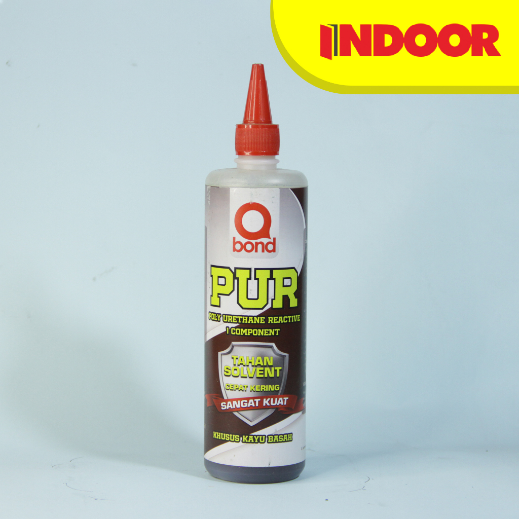 Lem kayu Q Bond PUR A 500gr / Lem Kayu Basah