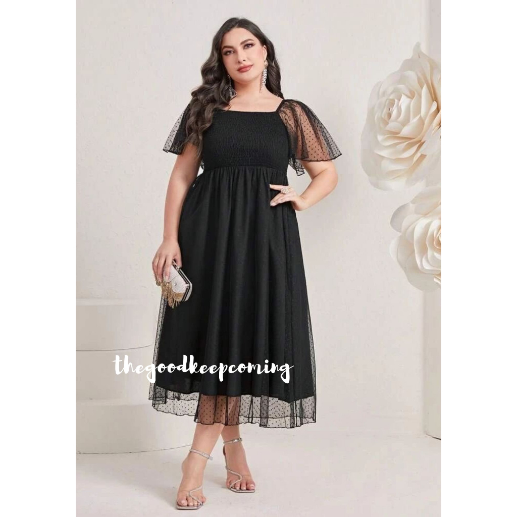 Camelia Dress Big Size/maxi dress jumbo/ slim dress big size/ drees jumbo/ drees big size/ christmas