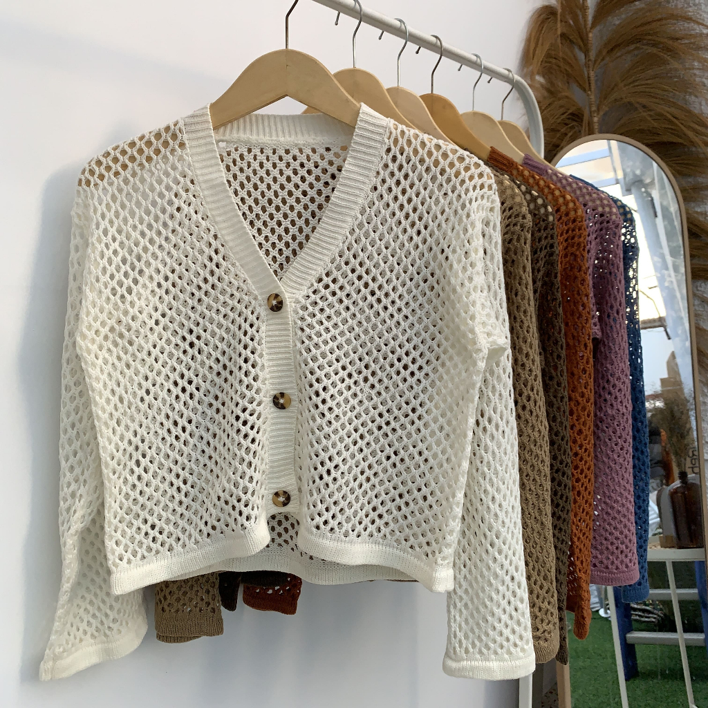 Melisa Outer Crop Jaring Korea