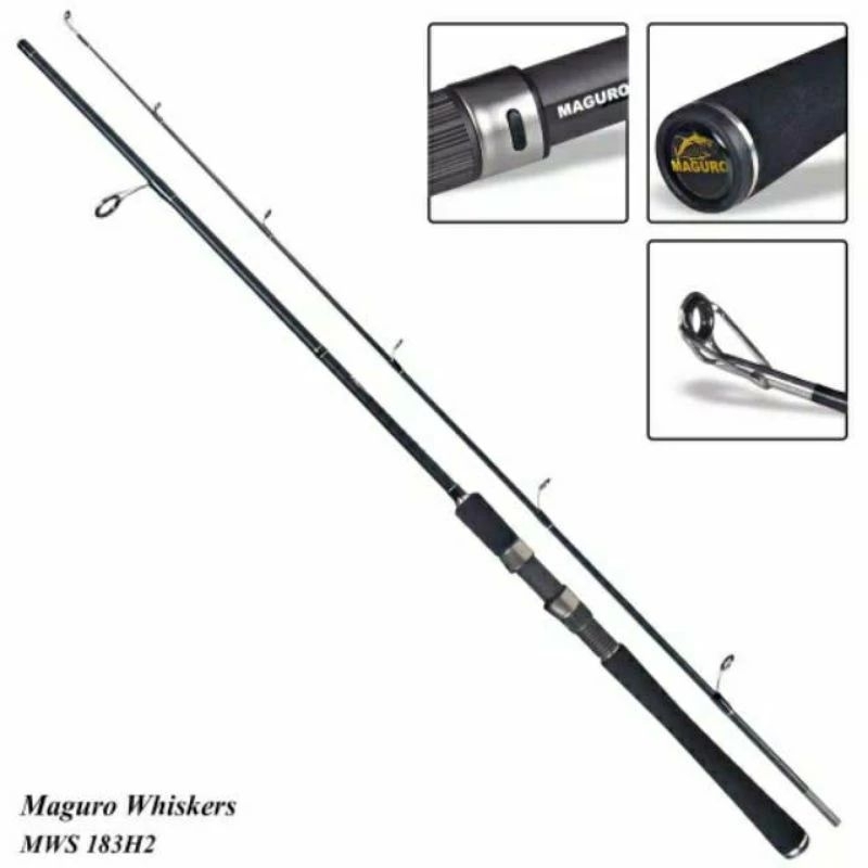 joran Maguro WHISKERS 168MH| 183MH| Galatama| Lele| Patin