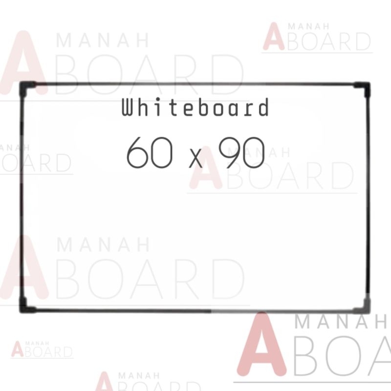

Papan Tulis Whiteboard 60x90 dua sisi putih dan hitam