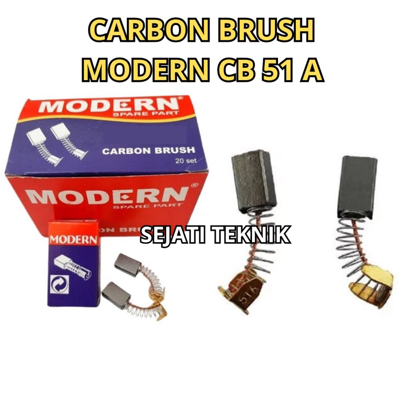 Carbon brush modern cb 51 carbon brush ketam gerinda trimmer kayu