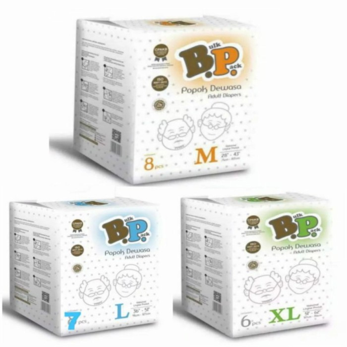 BP DIAPERS ADULT PANTS