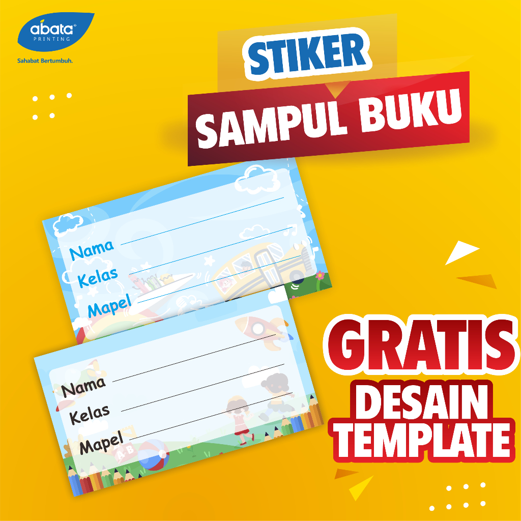 

Stiker Label Buku Pelajaran Sekolah Stiker Mapel Anak Stiker Anak Lucu Dapat Banyak Ukuran 9x5 cm (isi 30pcs), 8x5 cm (isi 33pcs), 7x4 cm (isi 46pcs)