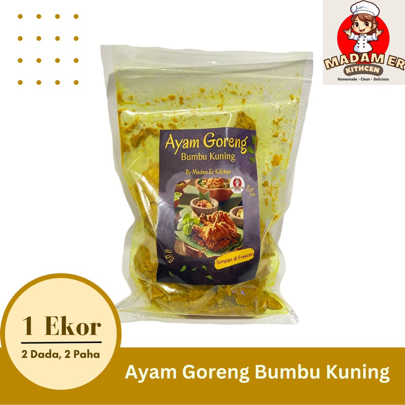 

Ayam Goreng Bumbu Kuning isi 4 potong / 1 Ekor | Pengiriman Instant