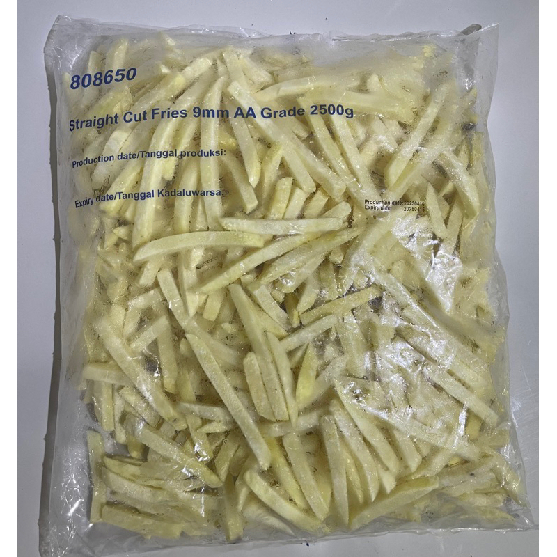 

Kentang Straight Cut 9mm AA grade / bungkus (2.5kg) (Lamb Weston)