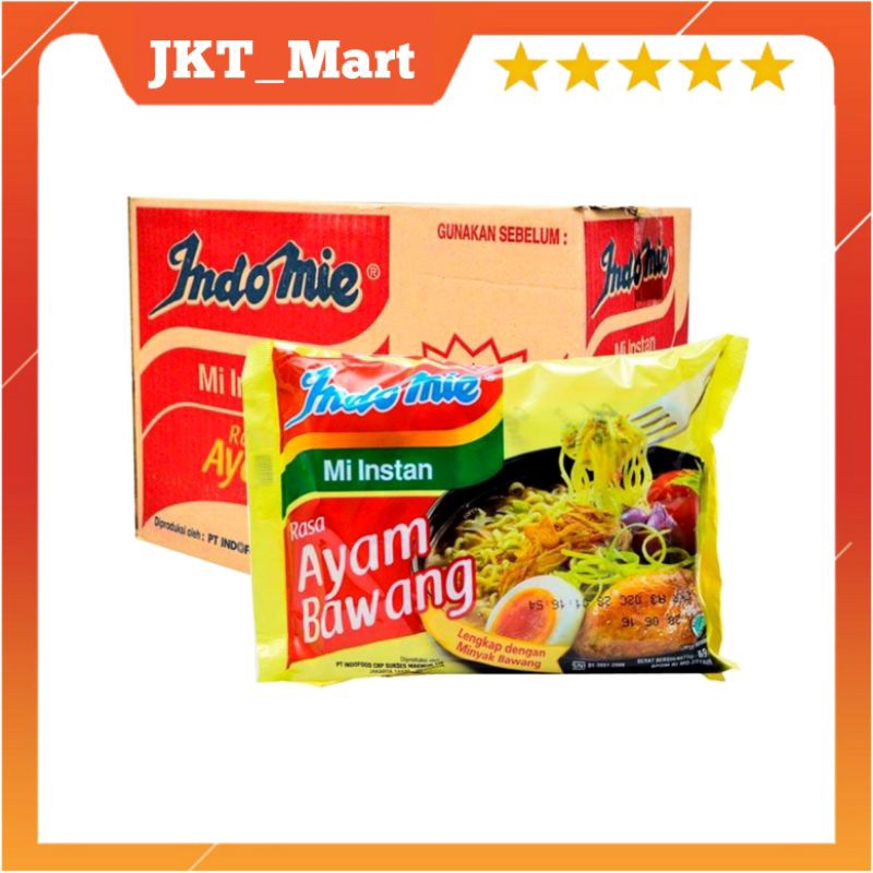 

Indomie Ayam Bawang 1 dus isi 40pcs