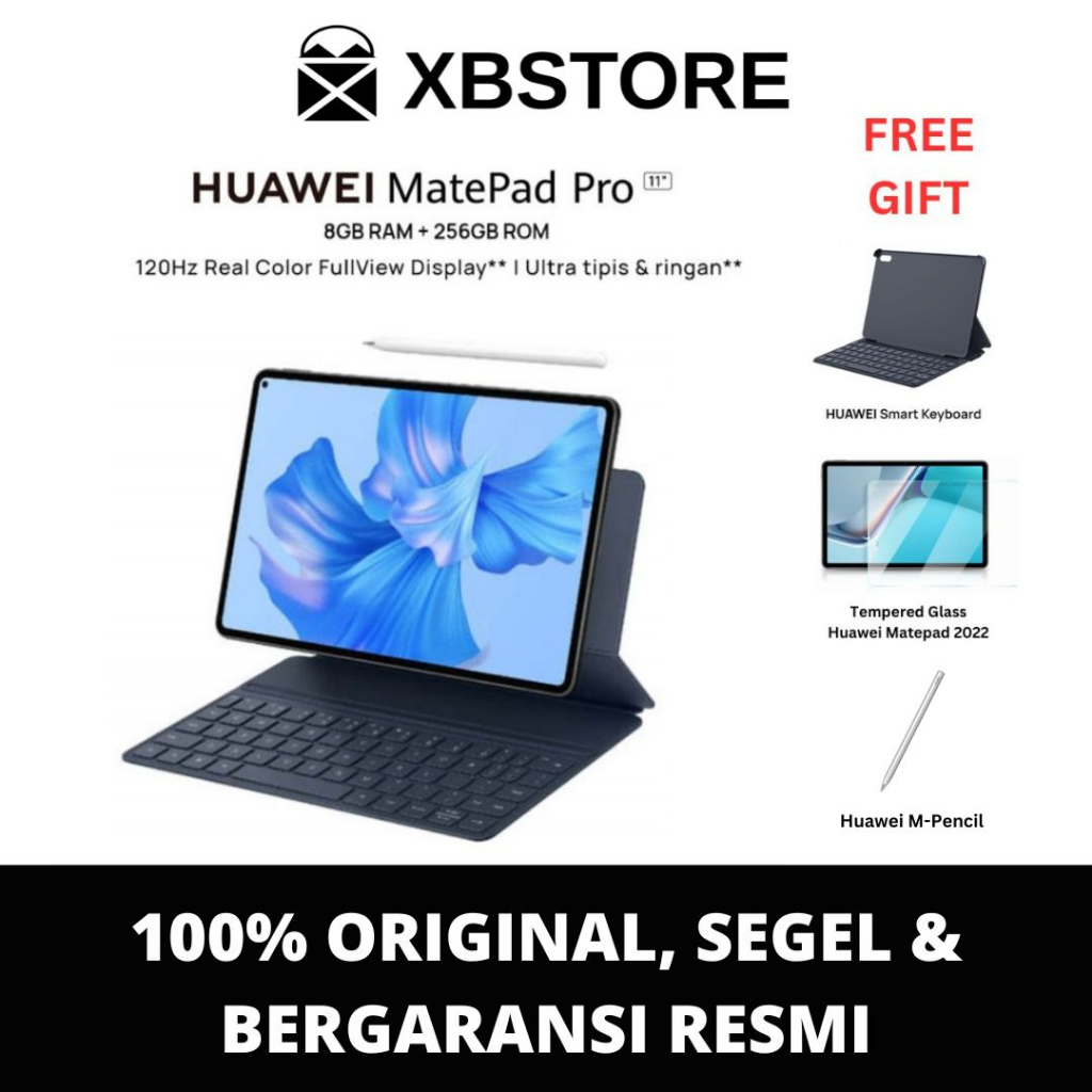 HUAWEI MatePad Pro 2022 11" Tablet [8GB+256GB] Garansi Resmi Huawei Indonesia