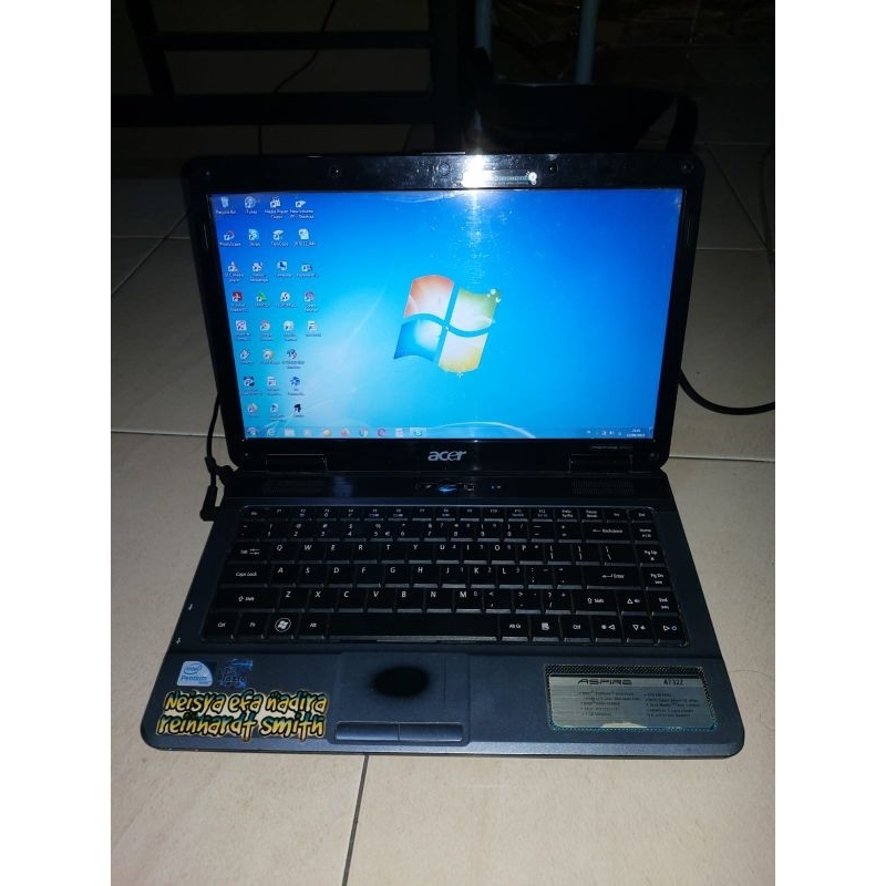 LAPTOP SECOND ACER ASPIRE 4732z HITAM