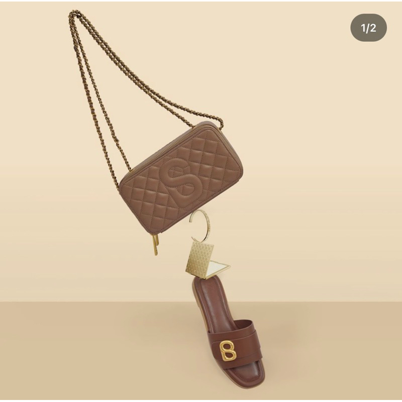 Buttonscarves Yura Bag choco #yurabag #buttonscarves