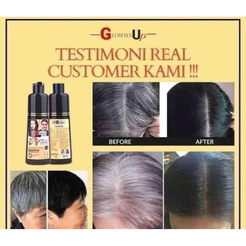 shampo penghilang uban (uban minggat)
