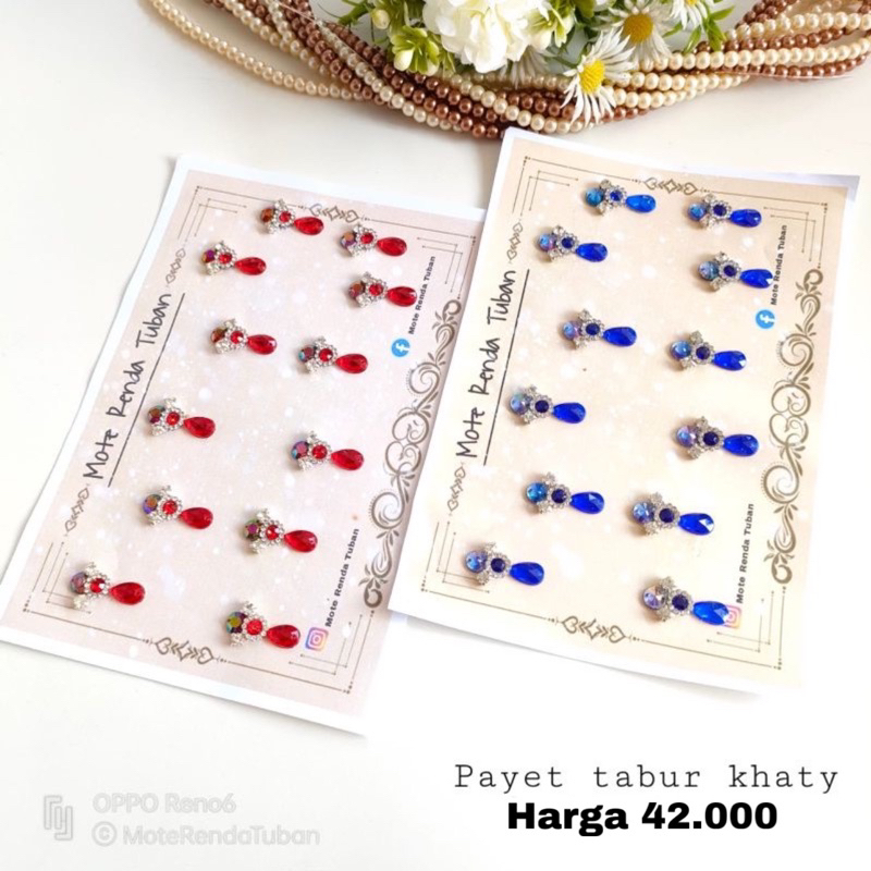 Payet Tabur Khaty | Payet Kristal Jahit