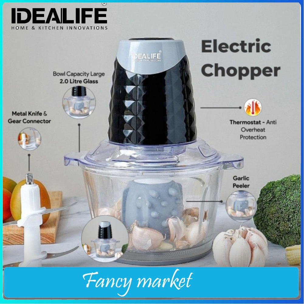 PRODUCT ORIGINAL IDEALIFE CHOPPER IDEALIFE IL 216J/IDEALIFE IL 216/IDEALIFE IL 216S - Wadah Kaca