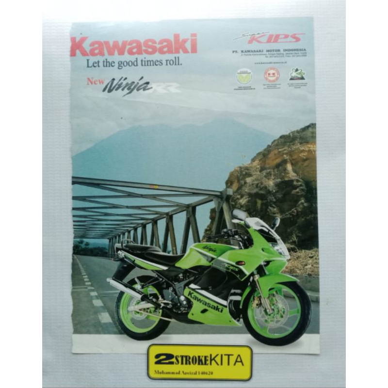 

IKLAN DARI POTONGAN MAJALAH KAWASAKI NINJA RR SE