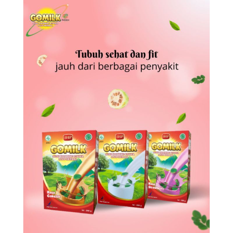 

GOMILK SUSU KAMBING ETAWA PLUS DAUN KELOR