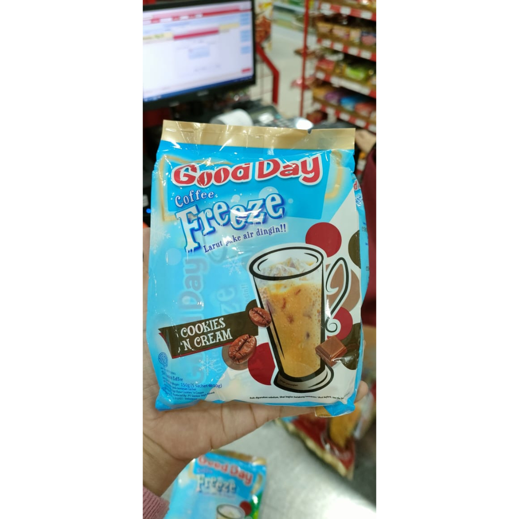 

GOOD DAY FREEZE MOCAFRIO / COOKIES N CREAM / HAZELNUT MACCHIATO