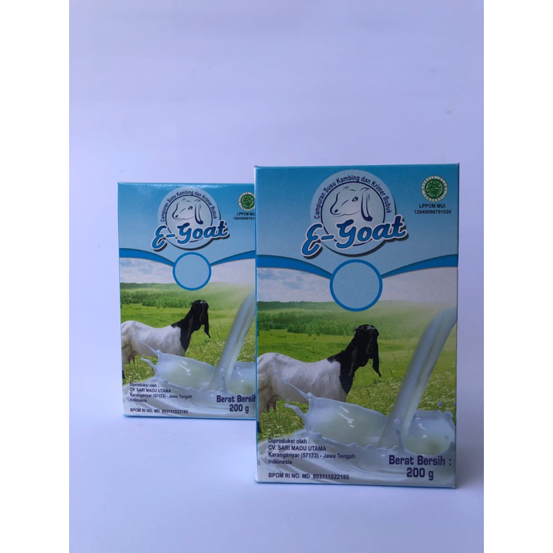 

Susu Kambing Etawa Merk E-goat paket 5box