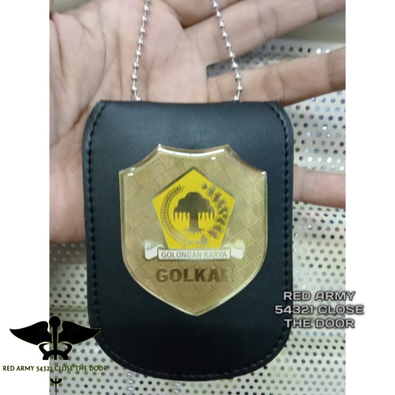 

Tali Lanyard Name Tag Kalung Holder ID Card Logo GOLKAR