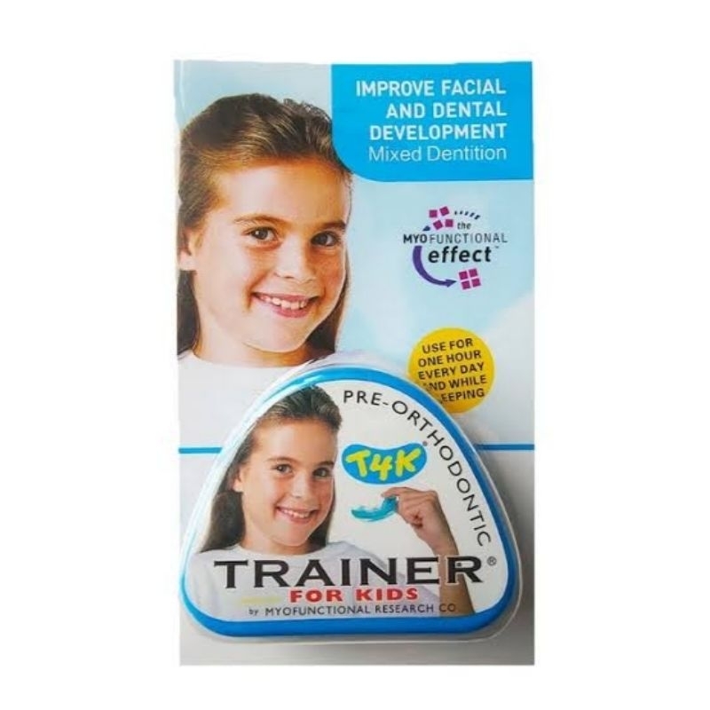 Trainer Gigi Anak T4K Biru / Perapi dan Perata Gigi Anak / Orthodontic Dental Trainer For Kids T4K B