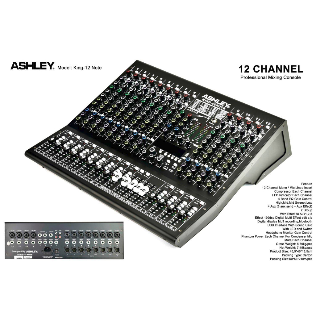 MIXER ASHLEY KING12NOTE KING12 NOTE KING 12 NOTE