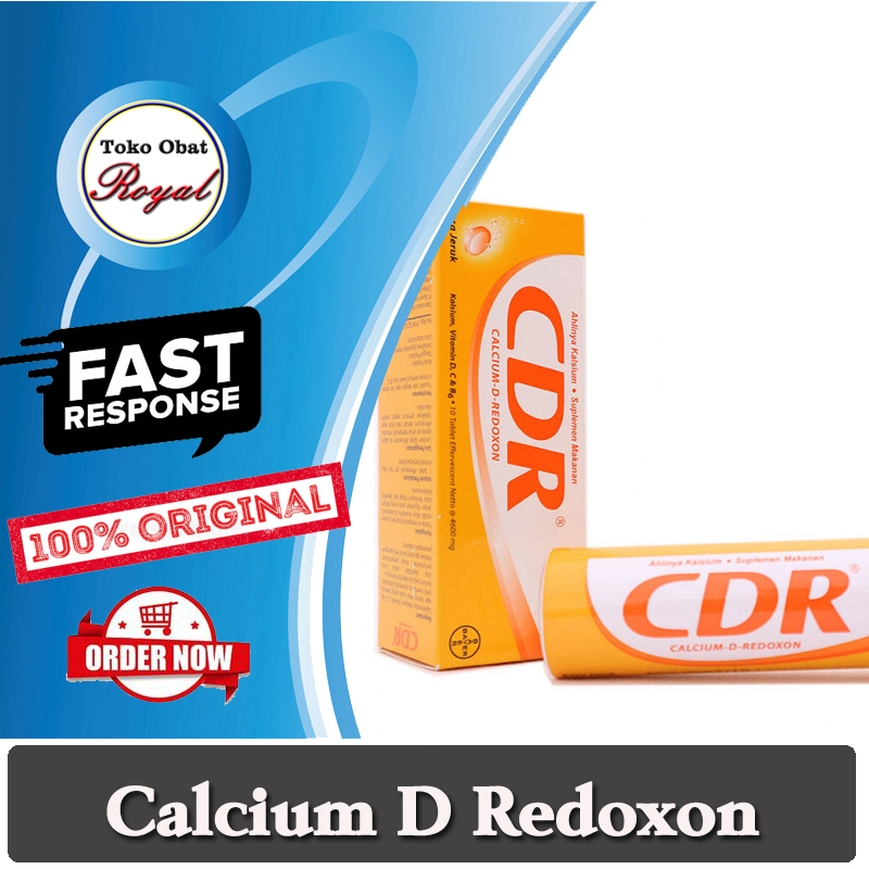 CDR (Calcium D Redoxon) Kalsium Vit C 1000mg