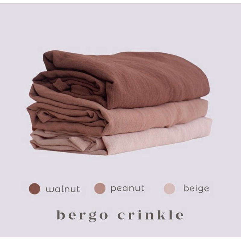 Jilbab Bergo Crincle Premium By Wear Zameela