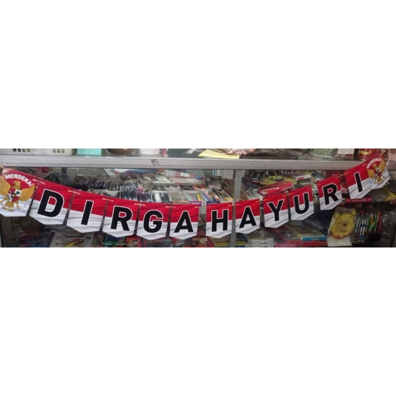 Hiasan Dirgahayu RI Merah Putih