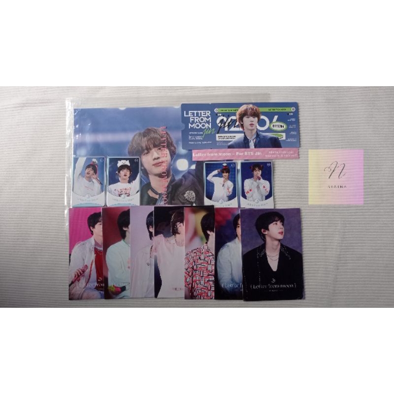 Merch BTS Seokjin Original Fansite ALB Exhibition Letter From Moon
