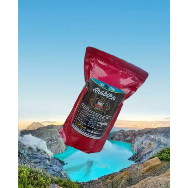 

Kopi Arabika Ijen Raung Komersil Powder 100gr
